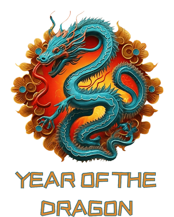 Chinese Year Of The Dragon 2024 Lunar New Year Dry Zone Grid Polo