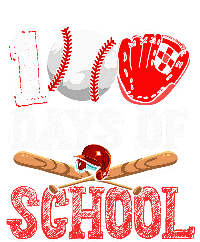 100 Days Of School Baseball 100th Day Sweatshirt