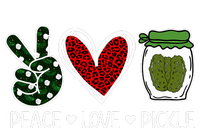 Peace Love Pickle Design For Pickle Lovers Ladies Long Sleeve Shirt