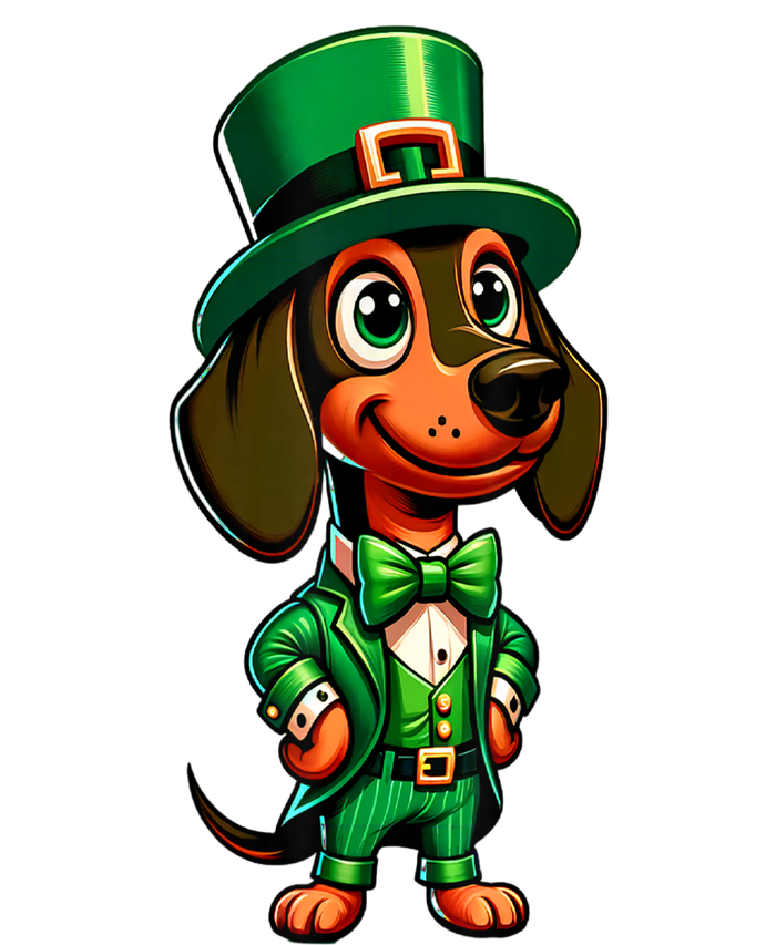 St. Patricks Day Cute Dachshund Dog Leprechaun Weiner Dog Lover Gift T-Shirt