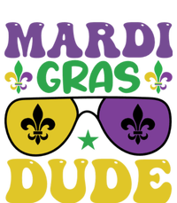 Mardi Gras Dude Sunglasses With Fleur De Lis Large Microfiber Waffle Golf Towel