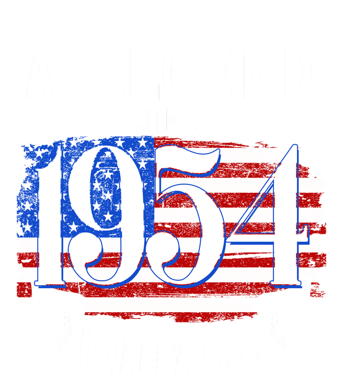 Vintage Usa Flag A Legend Since 1954 70th Birthday T-Shirt