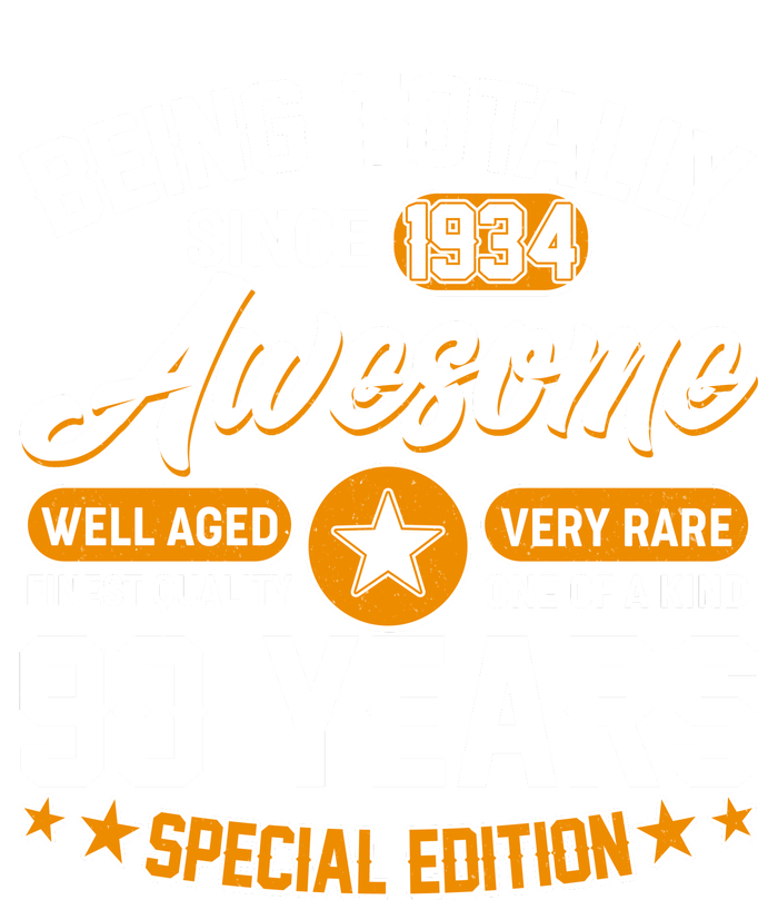 Being Totally Awesome Special Edition Since 1934 90 Years Birthday Sustainable Beanie