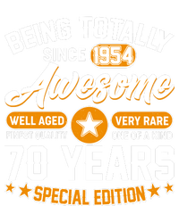 Being Totally Awesome Special Edition Since 1954 70 Years Birthday Sustainable Bucket Hat