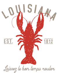 Louisiana Crawfish Laissez Le Bon Temps Rouler Kids Long Sleeve Shirt