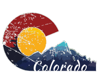 Colorado Flag Themed Mountain Scenery Colorado T-Shirt