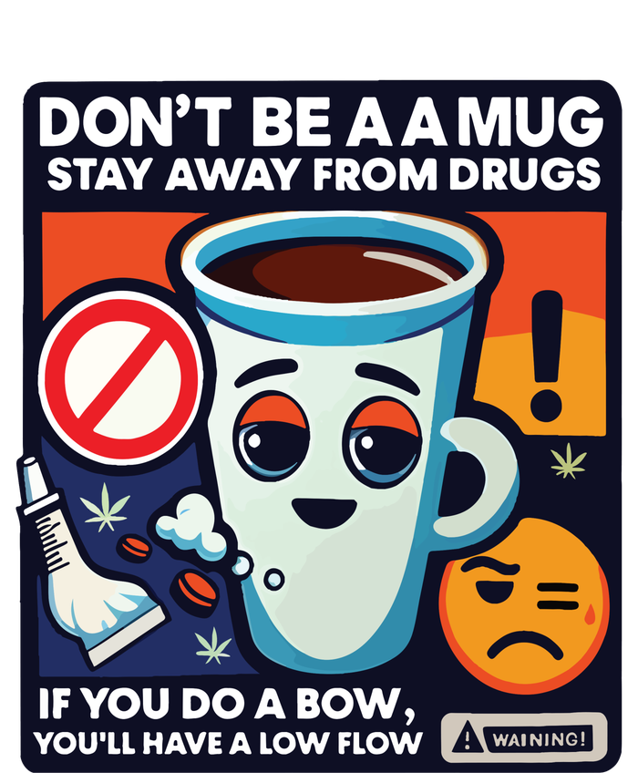 DonT Be A A Mug Stay Away From Drugs Full-Length Apron With Pockets