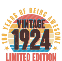 100 Years Of Being Awesome 1924 Limited Edition Vintage Retro T-Shirt