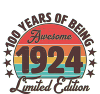 1924 Birthday 100 Years Of Being Awesome Limited Edition T-Shirt