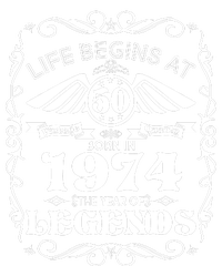 Life Begins At 50 Born In 1974 Year Of Legends T-Shirt