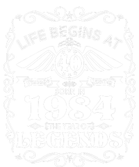 Life Begins At 40 Born In 1984 Year Of Legends Mesh Reversible Basketball Jersey Tank