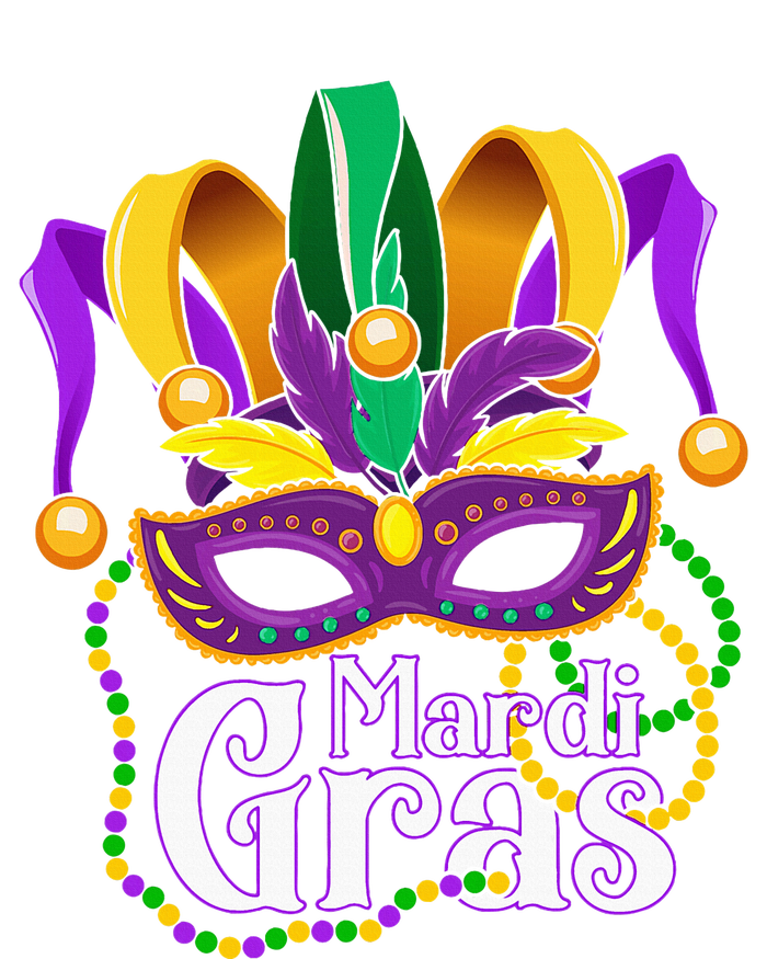 Mardi Gras For Beads Mask Feathers Women's T-Shirt