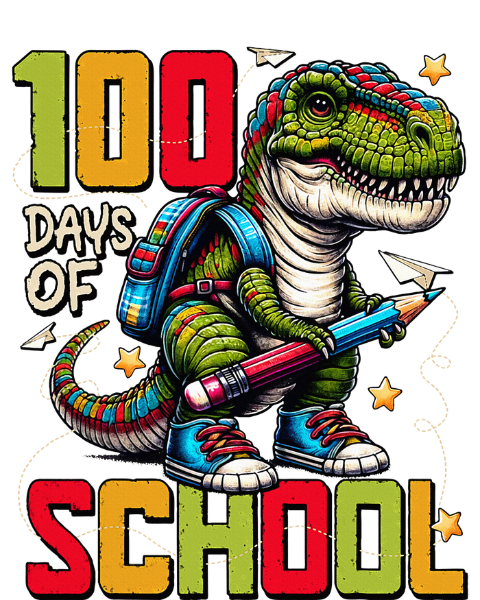 Groovy Happy 100th Day Of School For Teacher Student Ladies Long Sleeve Shirt