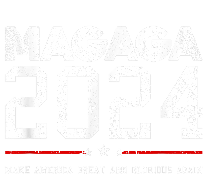 Trump Magaga 2024 Make America Great Glorious Again Design Tie-Dye Long Sleeve Shirt