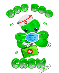 Boo Boo Crew Nurse St PatrickS Day Shamrock Face Mask Nurse T-Shirt