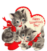 Vintage ValentineS Day Cat Kitten Kitty Retro Valentine T-Shirt