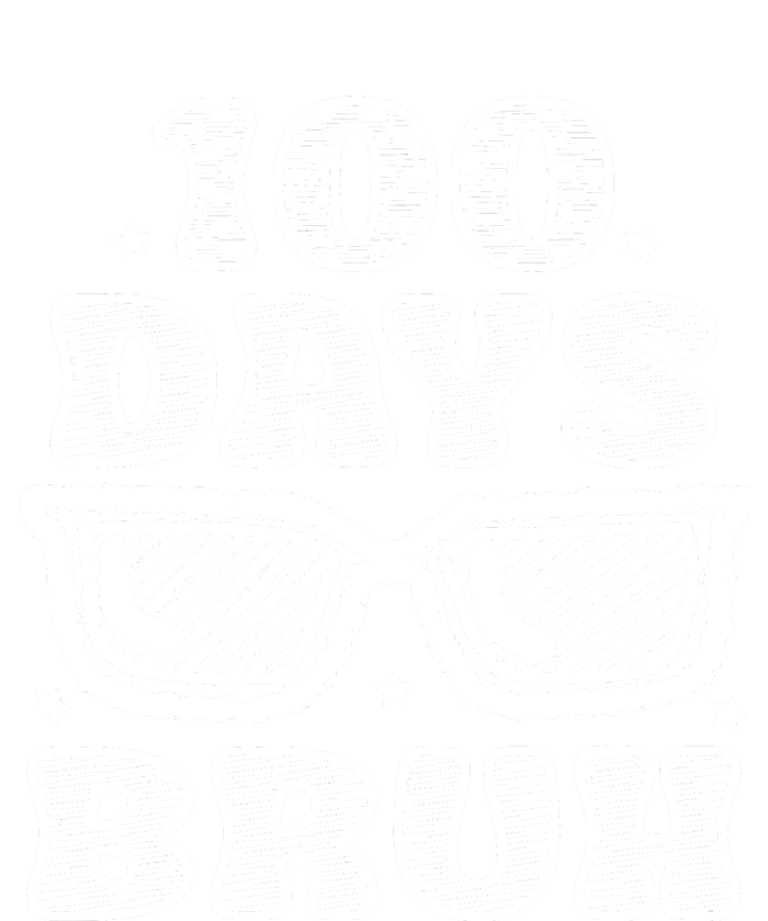 Bruh 100 Days Of School 100th Day Of School Sunglasses Insulated Varsity Jacket