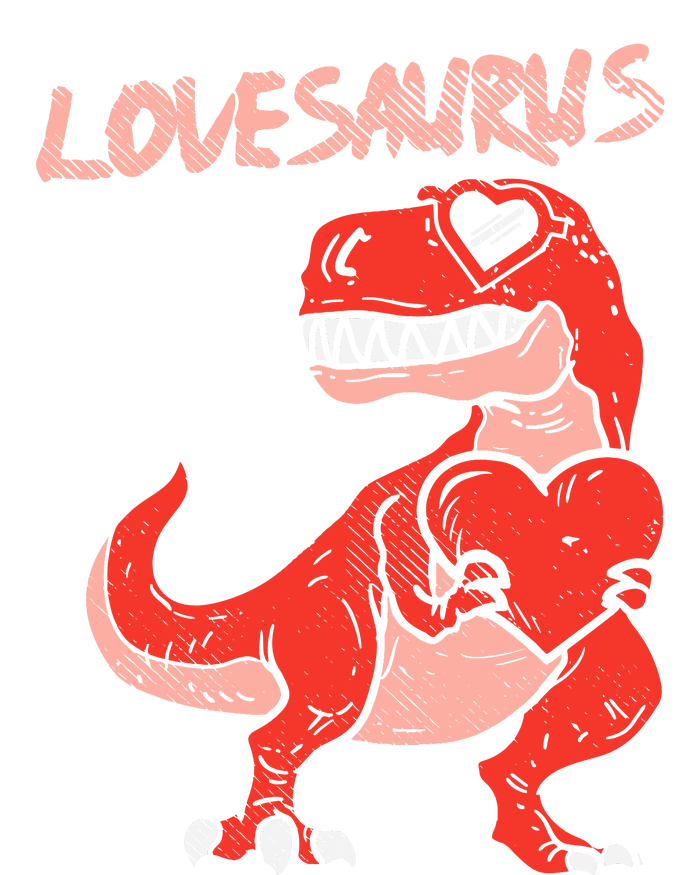 Lovesaurus Trex Dinosaur Heart Cute Valentines Day Boy Gift Kids Long Sleeve Shirt