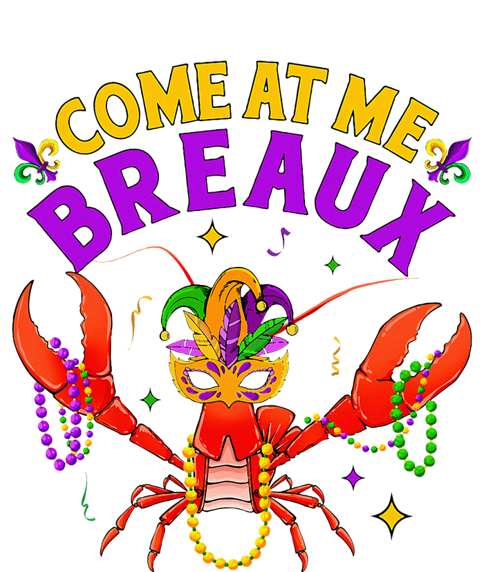 Come At Me Breaux Crawfish Beads Mardi Gras Ladies Long Sleeve Shirt