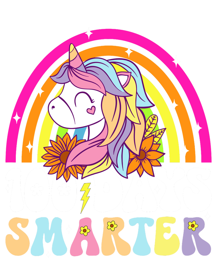 Unicorn 100th Day Of School Teacher 100 Days Smarter Kids Hoodie