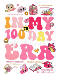 In My 100 Days Of School Era Groovy Retro Student Teacher Ladies Long Sleeve Shirt