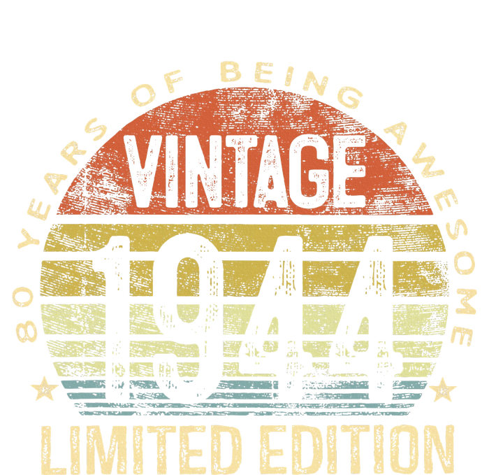 80 Year Old Gifts Vintage 1944 Limited Edition 80th Birthday T-Shirt