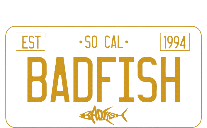 Socal Badfish License Plate T-Shirt