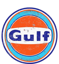 Retro Gas Station Gulf Motor Oil Car Bikes Garage T-Shirt