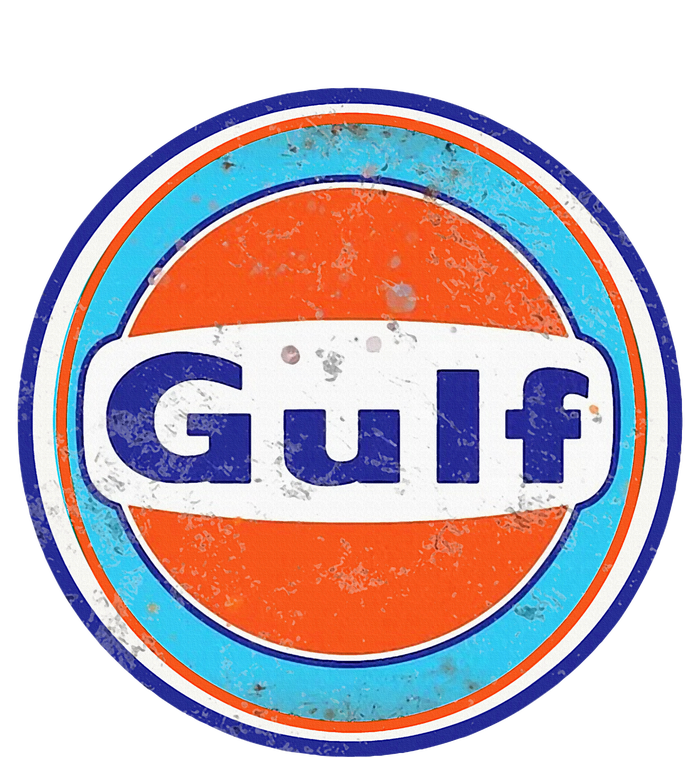 Retro Gas Station Gulf Motor Oil Car Bikes Garage T-Shirt