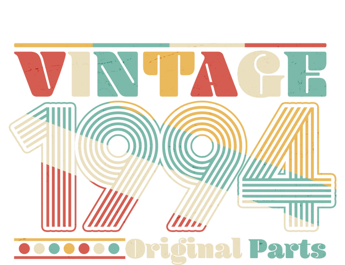 Retro 60s 70s Style Vintage 1994 Original Parts 30th Birthday Premium T-Shirt