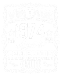 Vintage Quality Without Compromise Aged To Perfection 1974 50th Birthday Women's Perfect Tri Rocker Tank