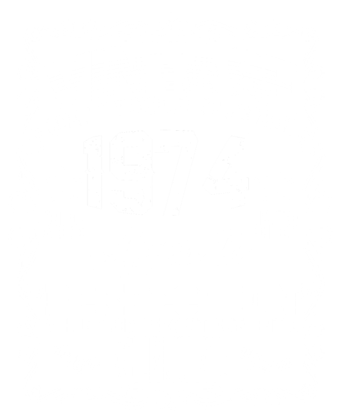 Vintage Quality Without Compromise Aged To Perfection 1974 50th Birthday Women's Perfect Tri Rocker Tank