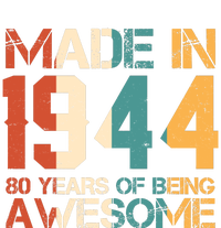 Retro Made In 1944 80 Years Of Being Awesome Birthday T-Shirt