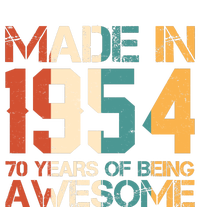 Retro Made In 1954 70 Years Of Being Awesome Birthday T-Shirt