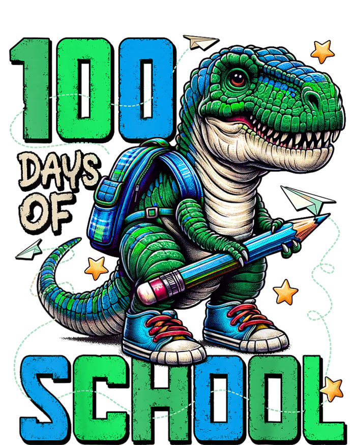 100 Days Of School Trex 100 Days Smarter 100th Day Of School Women's T-Shirt