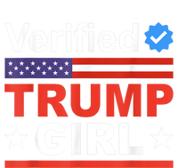 Verified Trump Girl 2024 Patriotic Us Flag Republican Funny Ladies Essential Flowy Tank