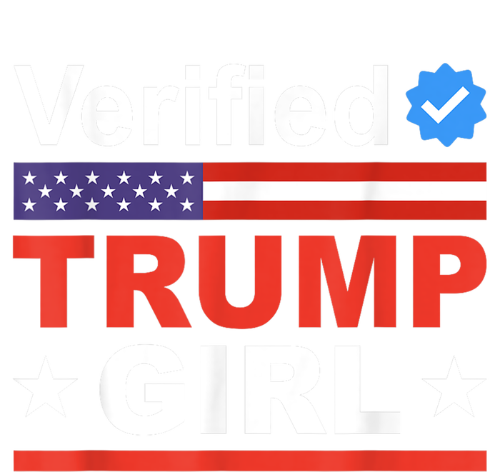 Verified Trump Girl 2024 Patriotic Us Flag Republican Funny Ladies Essential Flowy Tank