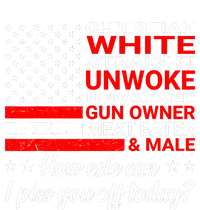 Christian White Straight Unwoke Unvaxxed Gun Owner T-Shirt