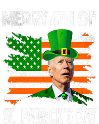 Merry 4th Of St PatrickS Day Funny Joe Biden Leprechaun Hat T-Shirt