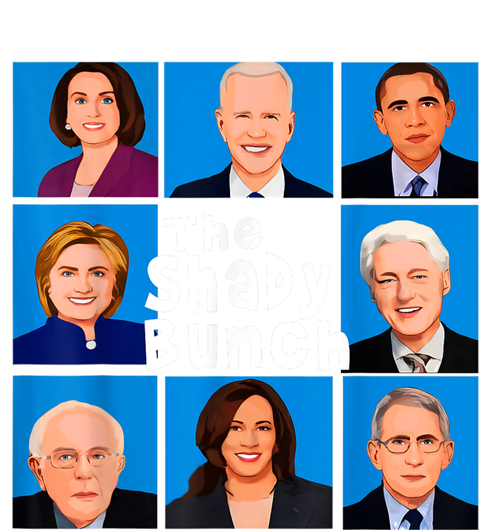 The Shady Bunch Anti Biden Obama Clinton Funny Vote Trump Tie-Dye Long Sleeve Shirt