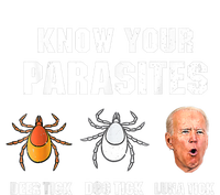 Lunatic Luna Tick Know Your Parasites Anti Joe Biden 2024 Bella+Canvas Jersey Crop Tee