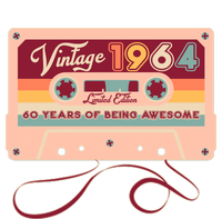 Cute Cassette Tape Limited Edition Vintage 1964 60 Years Of Being Awesome T-Shirt