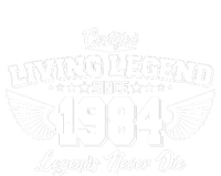 Certified Living Legend Since 1984 Legends Never Die 40th Birthday Wings T-Shirt