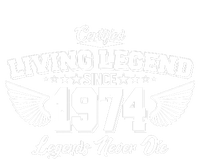 Certified Living Legend Since 1974 Legends Never Die 50th Birthday Wings Kids Tie-Dye T-Shirt