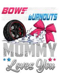 Burnouts Or Bows Gender Reveal Party Announcement Mommy Women's T-Shirt