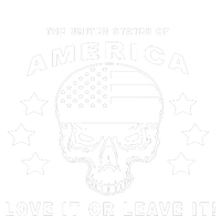 American Flag Skull Love It Or Leave Usa Toddler Sweatshirt