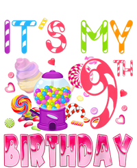 Its My 9th Birthday Candy Candyland Birthday Girl 9 Year Old T-Shirt