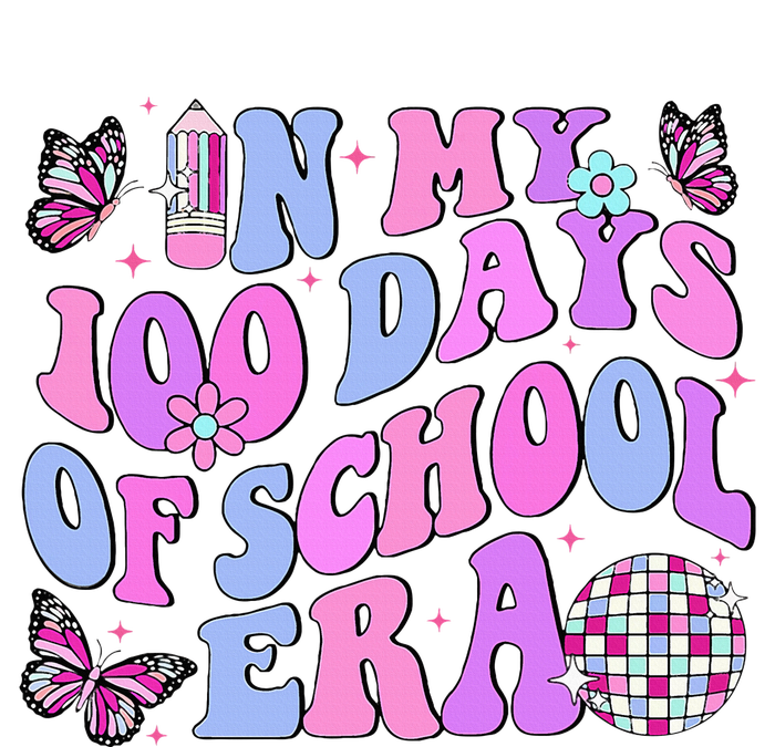 In My 100 Days Of School Era Retro Disco 100th Day Of School T-Shirt