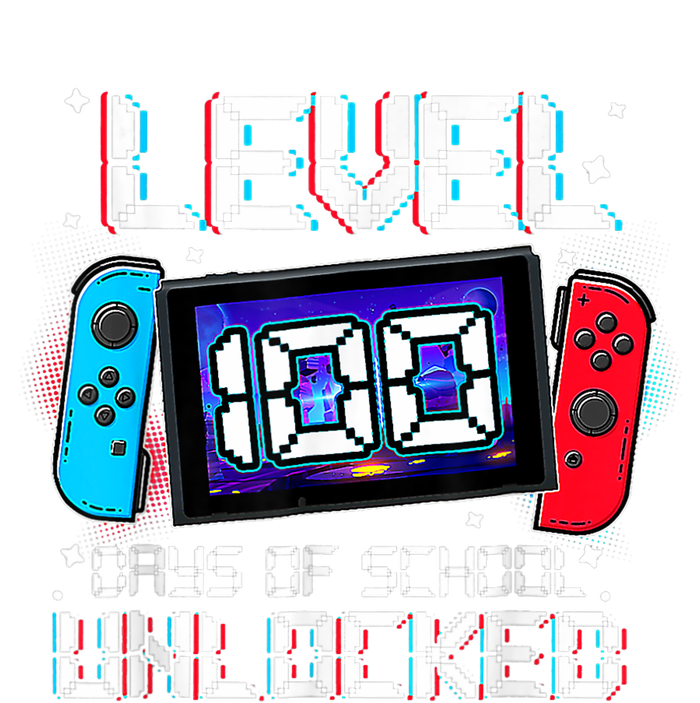 Level 100 Days Of School Unlocked Gamer Video Games Women's Perfect Tri Rocker Tank