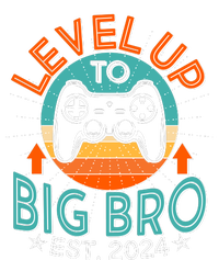 Level Up To Big Bro Est 2024 New Baby Sibling Gamer T-Shirt